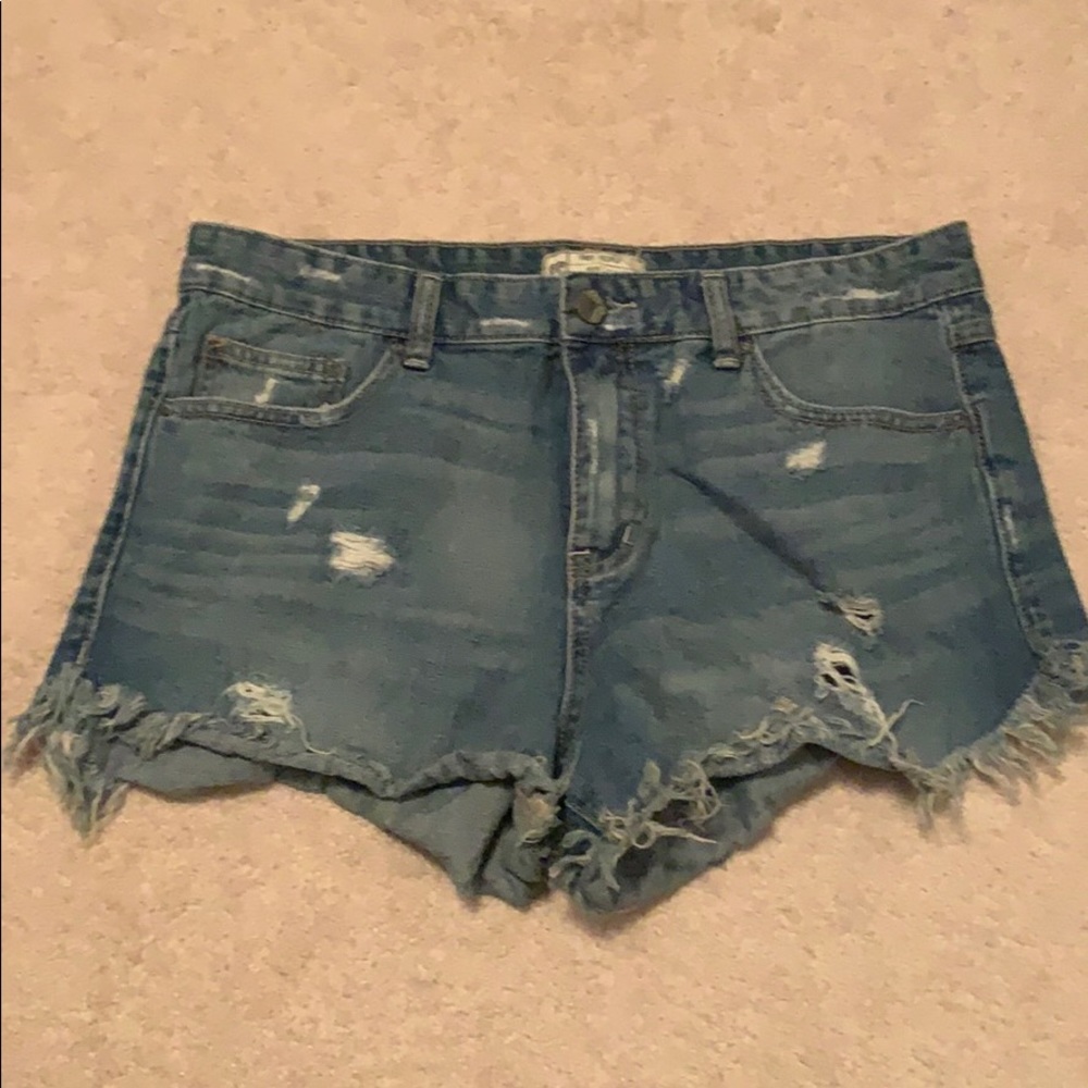 Free People Denim Shorts